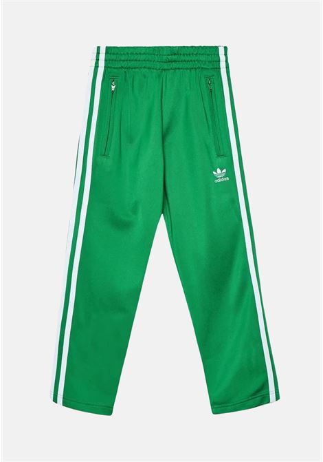 Pantalone sportivo Adicolor Firebird verde per bambino e bambina ADIDAS ORIGINALS | IY9804.